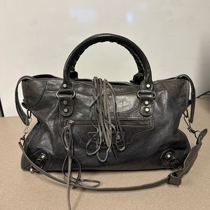 Balenciaga City leather